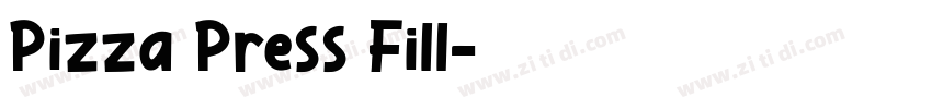 Pizza Press Fill字体转换
